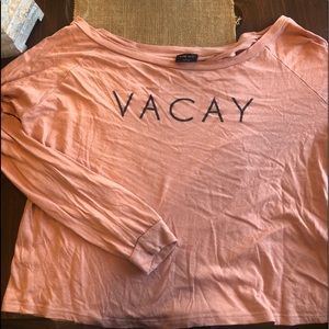 Vacay Cropped shirt